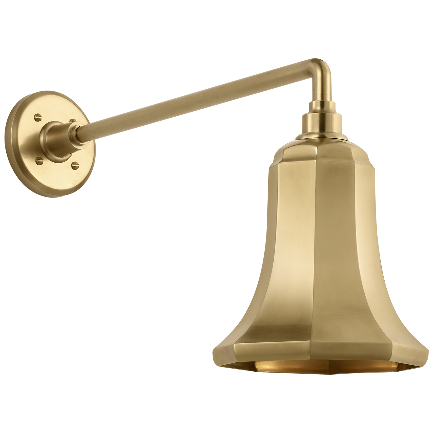 Academy 17.5" Mack Barn Light | Hand-Rubbed Antique Brass | 7.5 | 7.5" Hand-Rubbed Antique Brass Savannah Shade