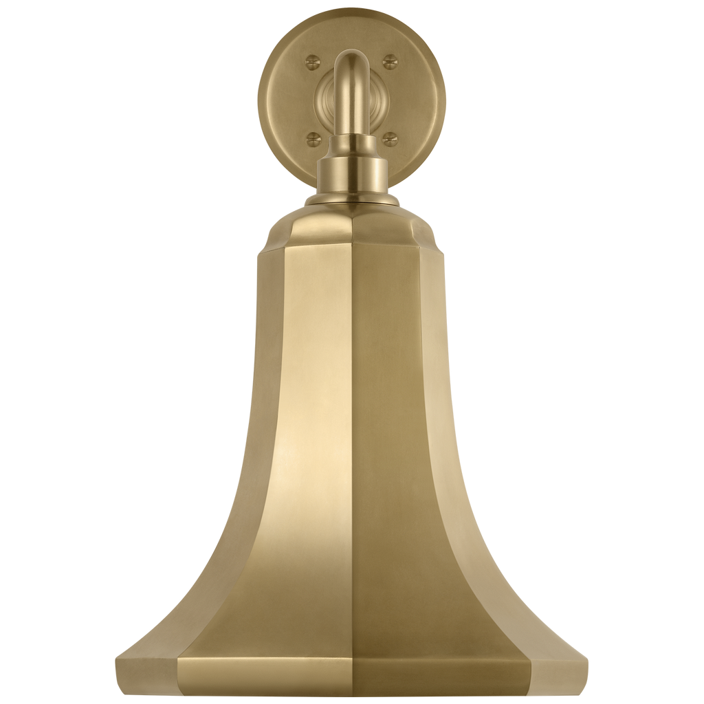 Academy 17.5" Mack Barn Light | Hand-Rubbed Antique Brass | 9.25 | 9.25" Hand-Rubbed Antique Brass Savannah Shade