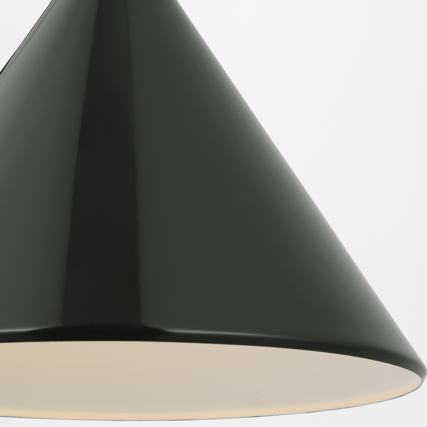 Academy 17.5" Mack Barn Light | Matte Black | 12.5 | 12.5" Green Conical Savannah Shade