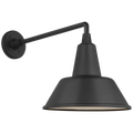 Academy 17.5" Mack Barn Light | Matte Black | 12.5 | 12.5" Matte Black Bowers Shade