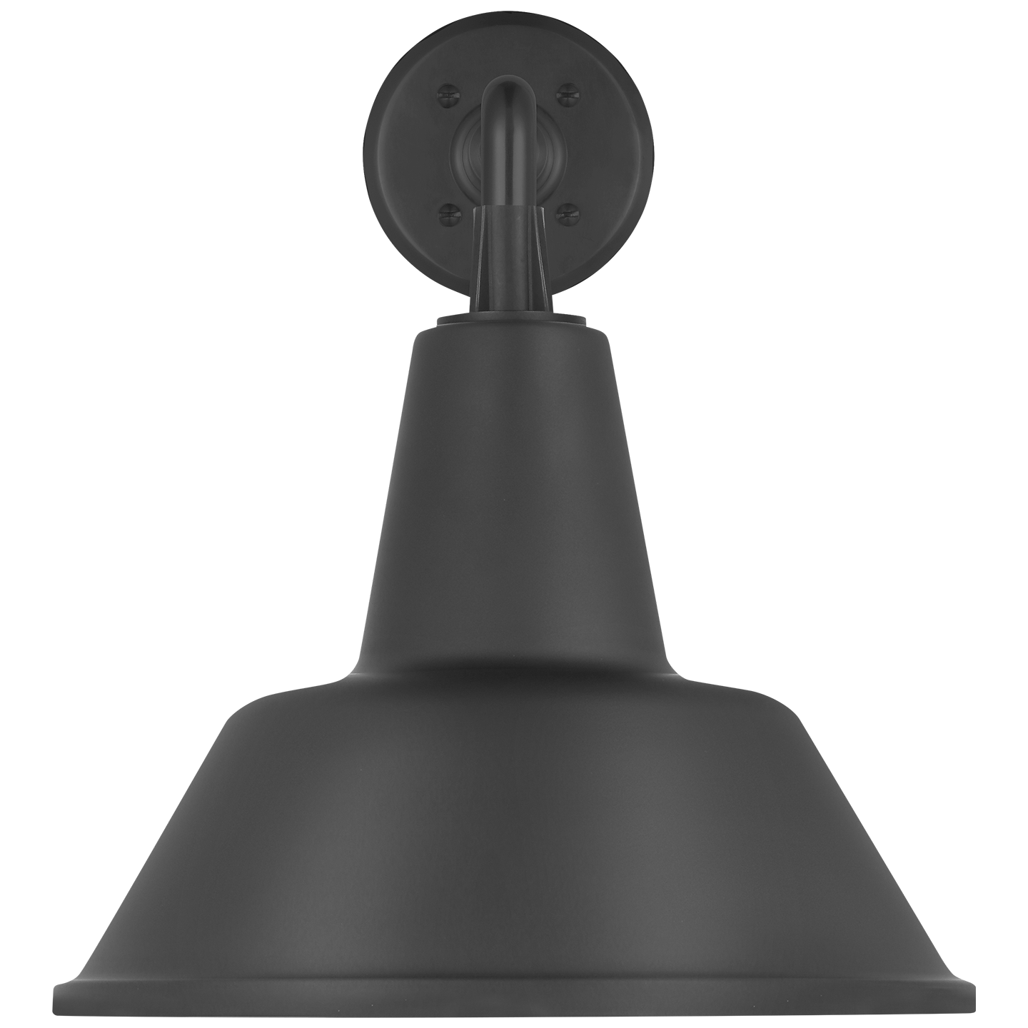 Academy 17.5" Mack Barn Light | Matte Black | 12.5 | 12.5" Matte Black Bowers Shade