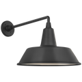 Academy 17.5" Mack Barn Light | Matte Black | 16 | 16" Matte Black Bowers Shade