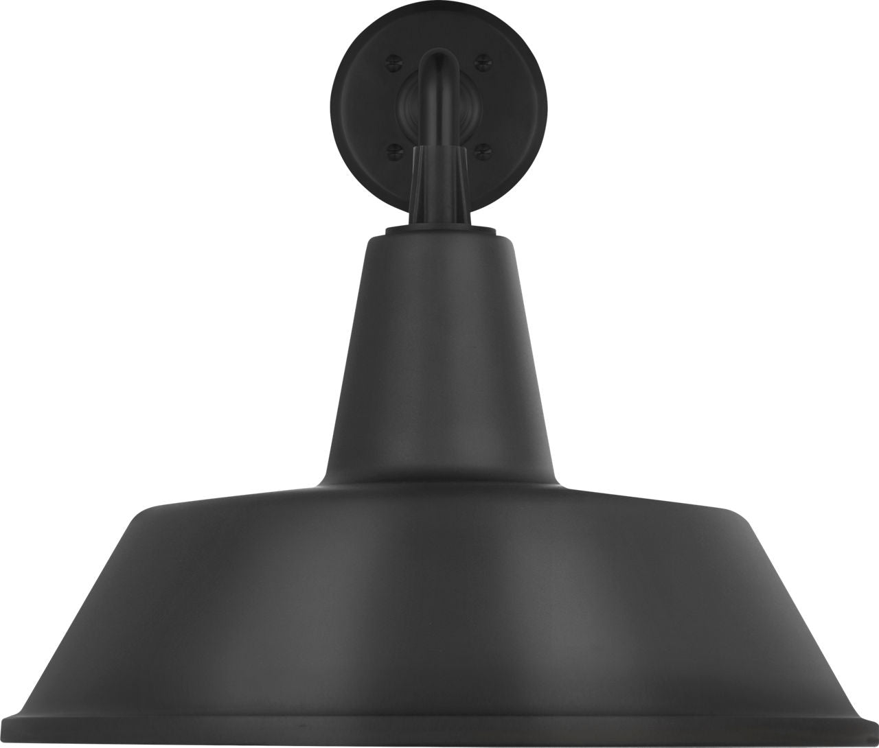 Academy 17.5" Mack Barn Light | Matte Black | 16 | 16" Matte Black Bowers Shade