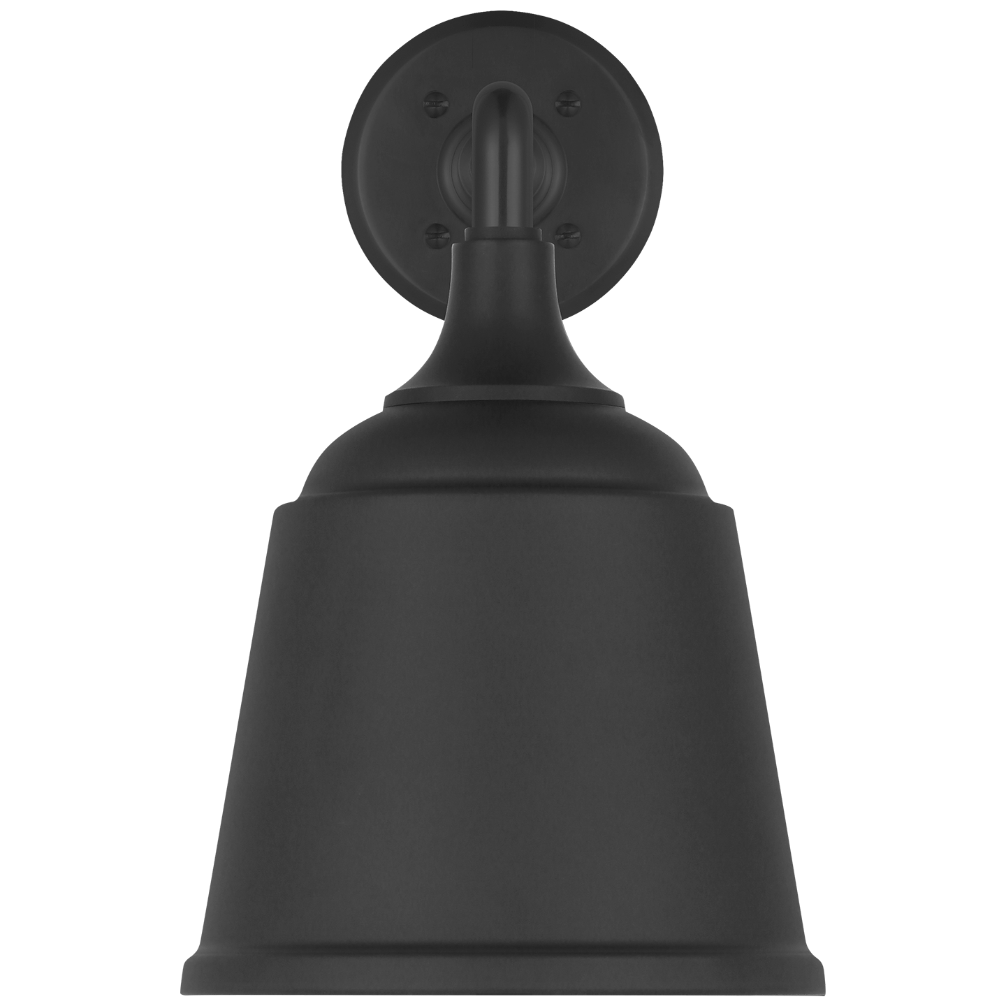 Academy 17.5" Mack Barn Light | Matte Black | 8 | 8" Matte Black Rockhouse Shade