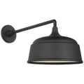 Academy 17.5" Mack Barn Light | Matte Black | 12.5 | 12.5" Matte Black Rockhouse Shade