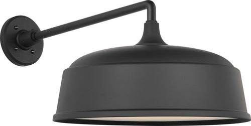 Academy 17.5" Mack Barn Light | Matte Black | 16 | 16" Matte Black Rockhouse Shade