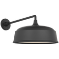 Academy 17.5" Mack Barn Light | Matte Black | 16 | 16" Matte Black Rockhouse Shade