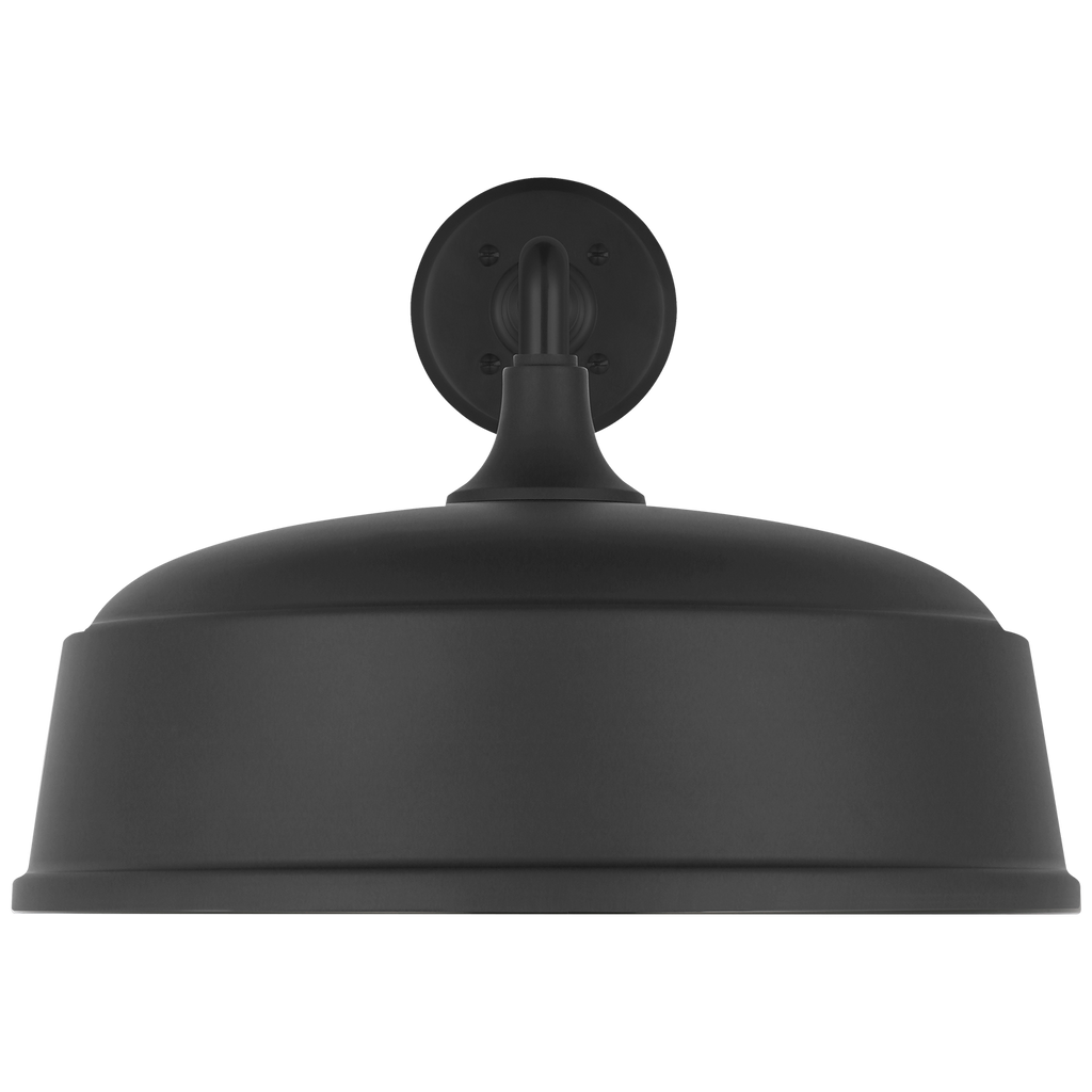 Academy 17.5" Mack Barn Light | Matte Black | 16 | 16" Matte Black Rockhouse Shade