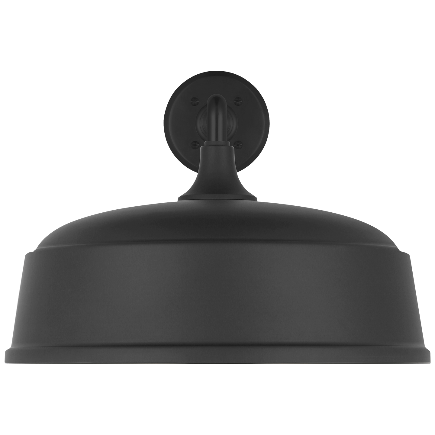 Academy 17.5" Mack Barn Light | Matte Black | 16 | 16" Matte Black Rockhouse Shade