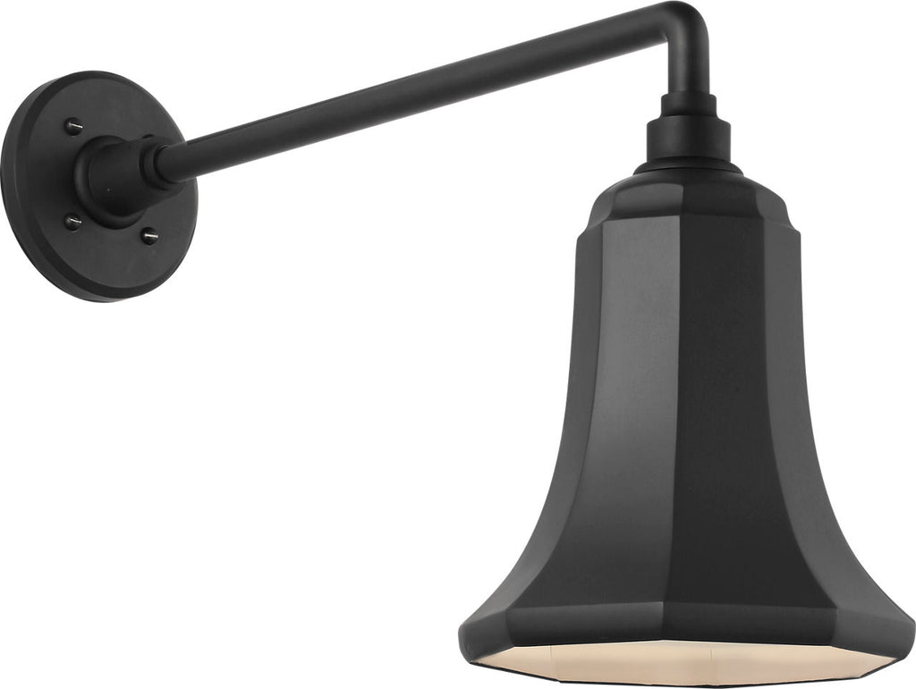 Academy 17.5" Mack Barn Light | Matte Black | 7.5 | 7.5" Matte Black Savannah Shade