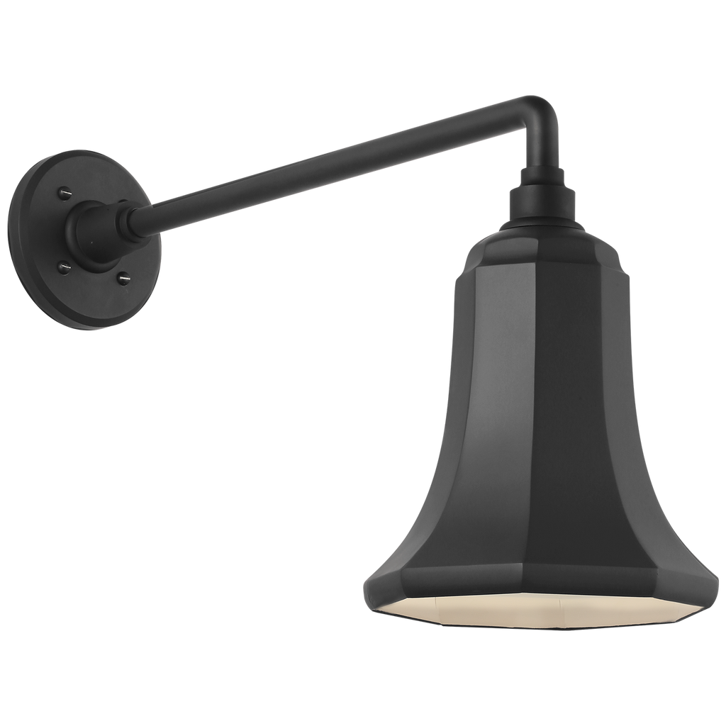 Academy 17.5" Mack Barn Light | Matte Black | 7.5 | 7.5" Matte Black Savannah Shade