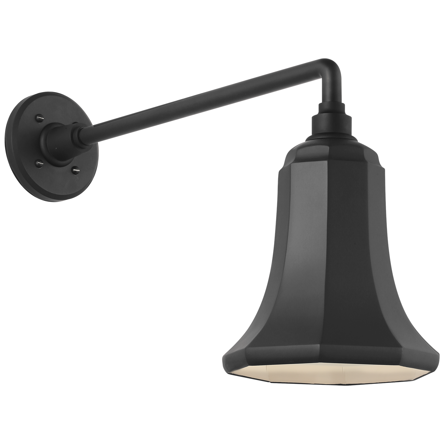 Academy 17.5" Mack Barn Light | Matte Black | 7.5 | 7.5" Matte Black Savannah Shade