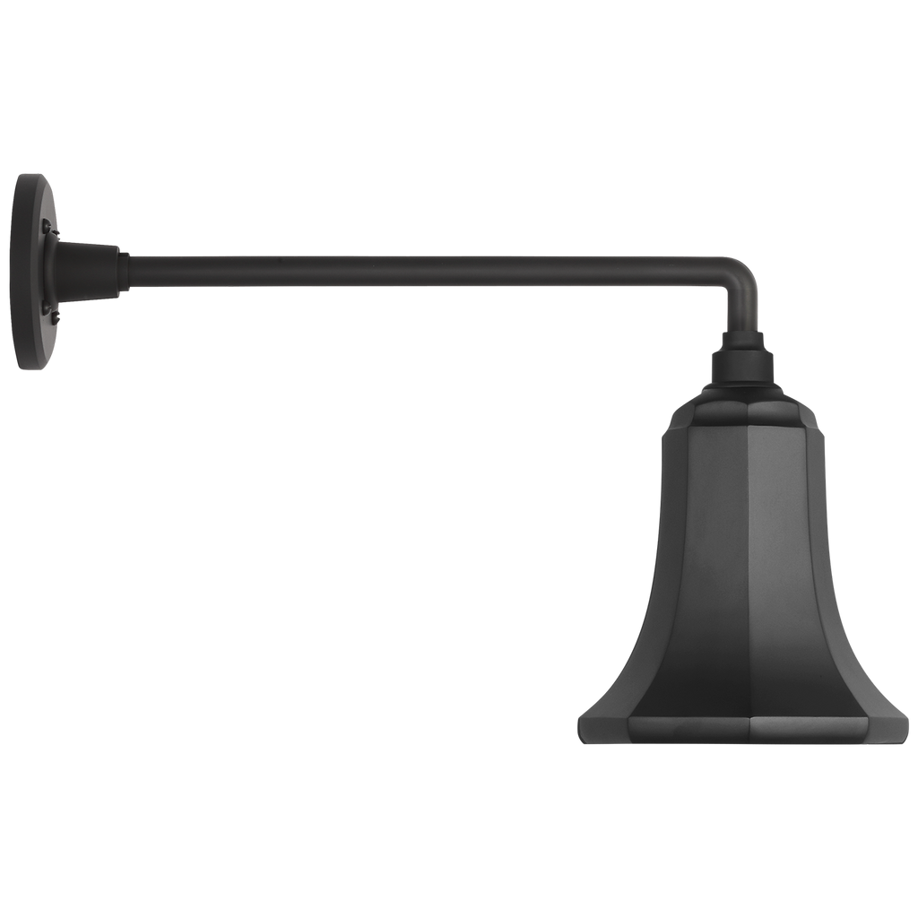Academy 17.5" Mack Barn Light | Matte Black | 7.5 | 7.5" Matte Black Savannah Shade