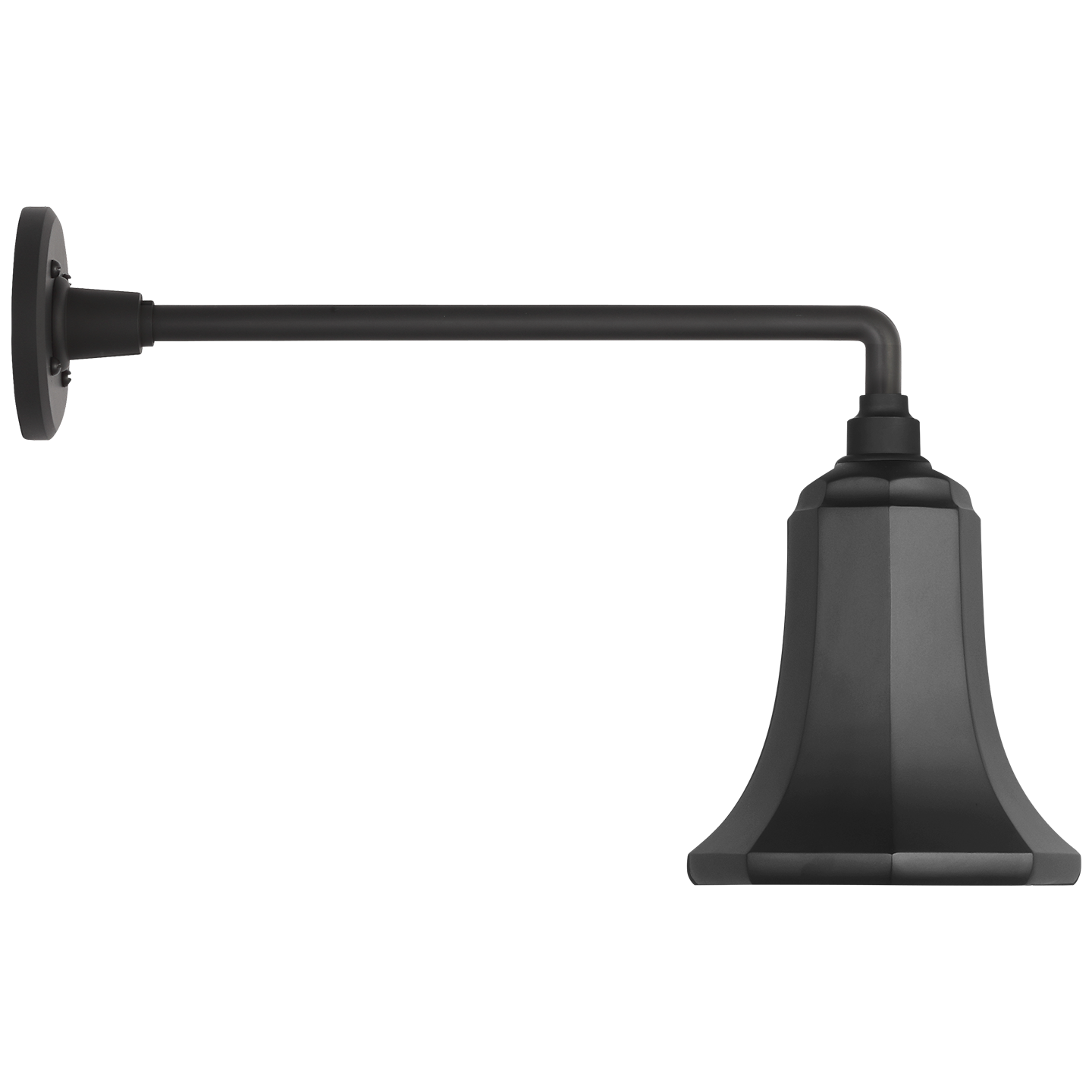 Academy 17.5" Mack Barn Light | Matte Black | 7.5 | 7.5" Matte Black Savannah Shade
