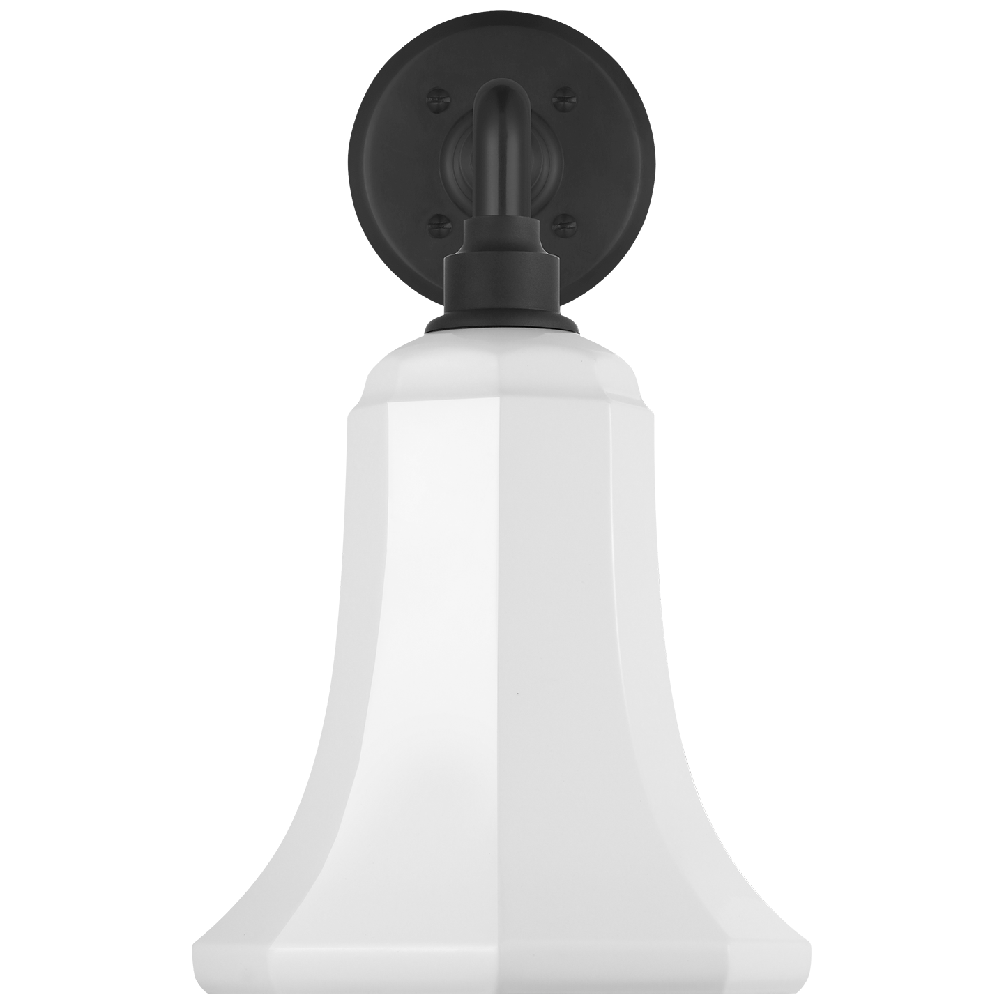 Academy 17.5" Mack Barn Light | Matte Black | 7.5 | 7.5" White Savannah Shade