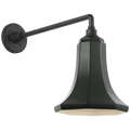 Academy 17.5" Mack Barn Light | Matte Black | 9.25 | 9.25" Green Savannah Shade