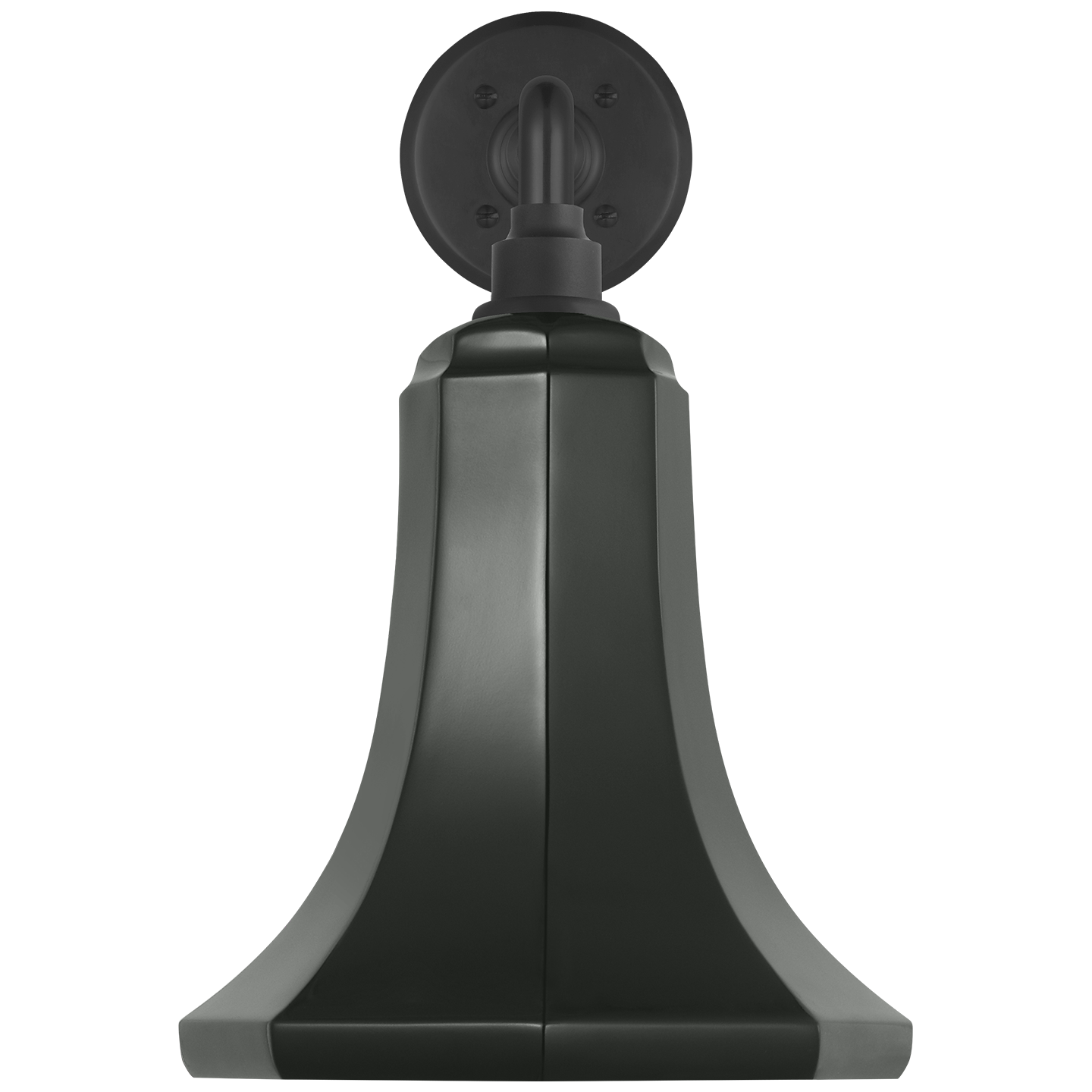 Academy 17.5" Mack Barn Light | Matte Black | 9.25 | 9.25" Green Savannah Shade