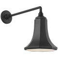 Academy 17.5" Mack Barn Light | Matte Black | 9.25 | 9.25" Matte Black Savannah Shade