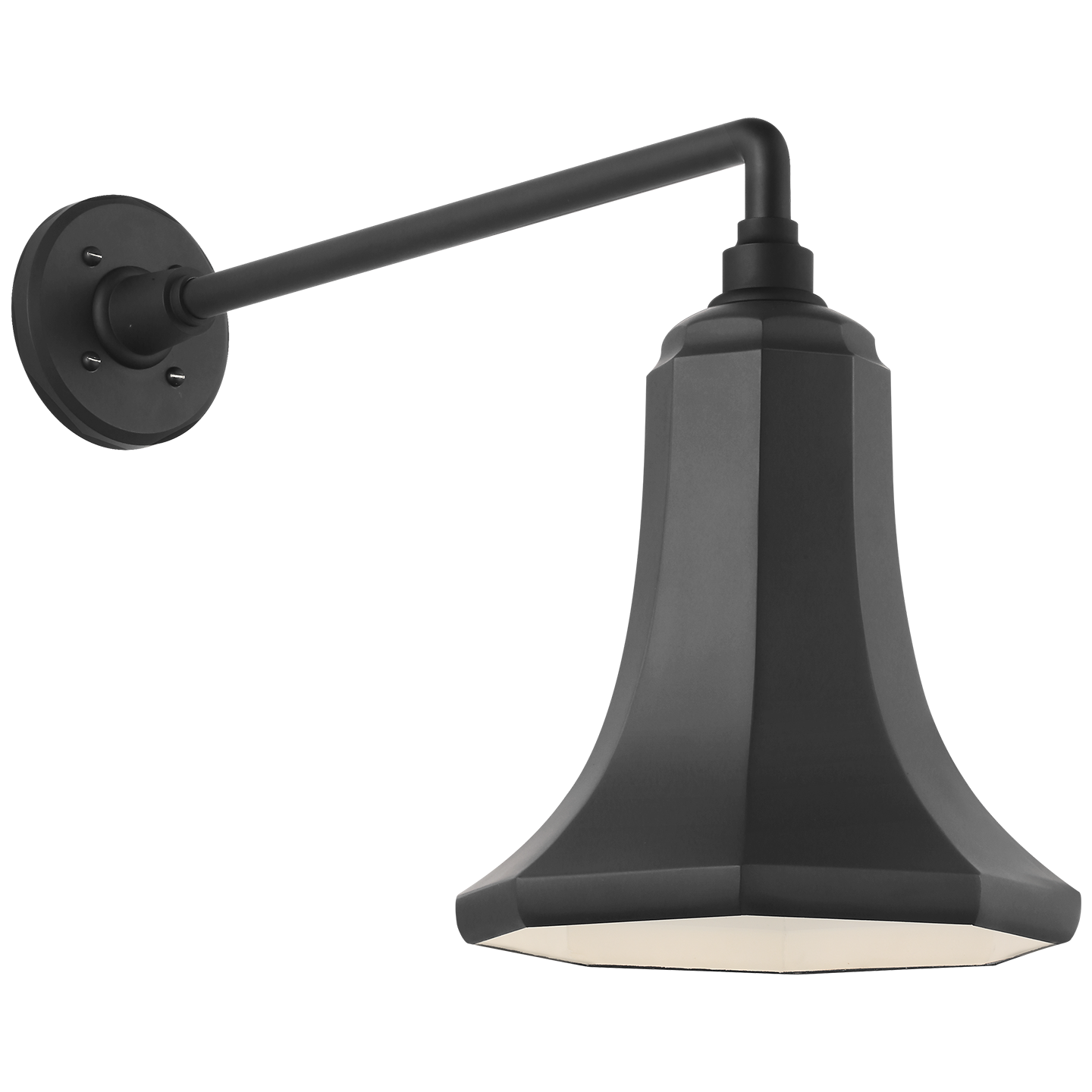 Academy 17.5" Mack Barn Light | Matte Black | 9.25 | 9.25" Matte Black Savannah Shade