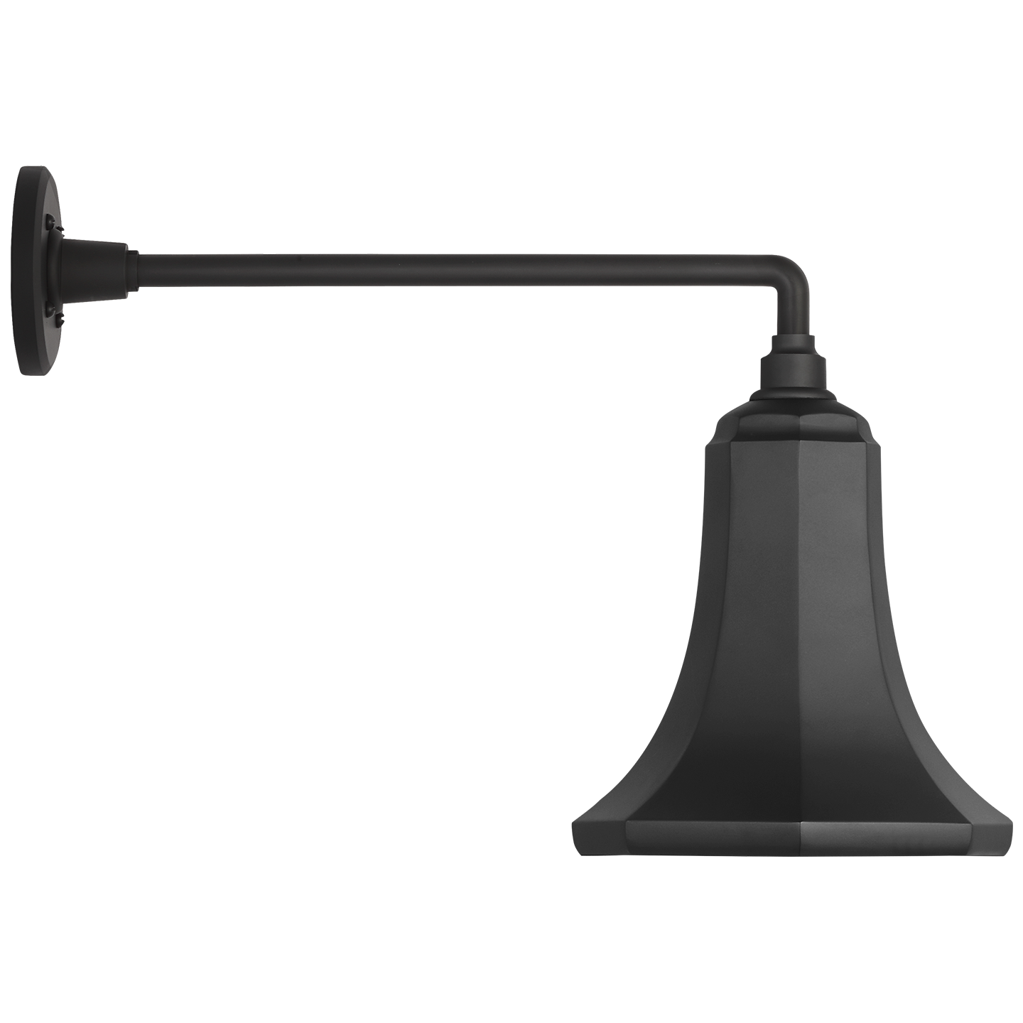 Academy 17.5" Mack Barn Light | Matte Black | 9.25 | 9.25" Matte Black Savannah Shade