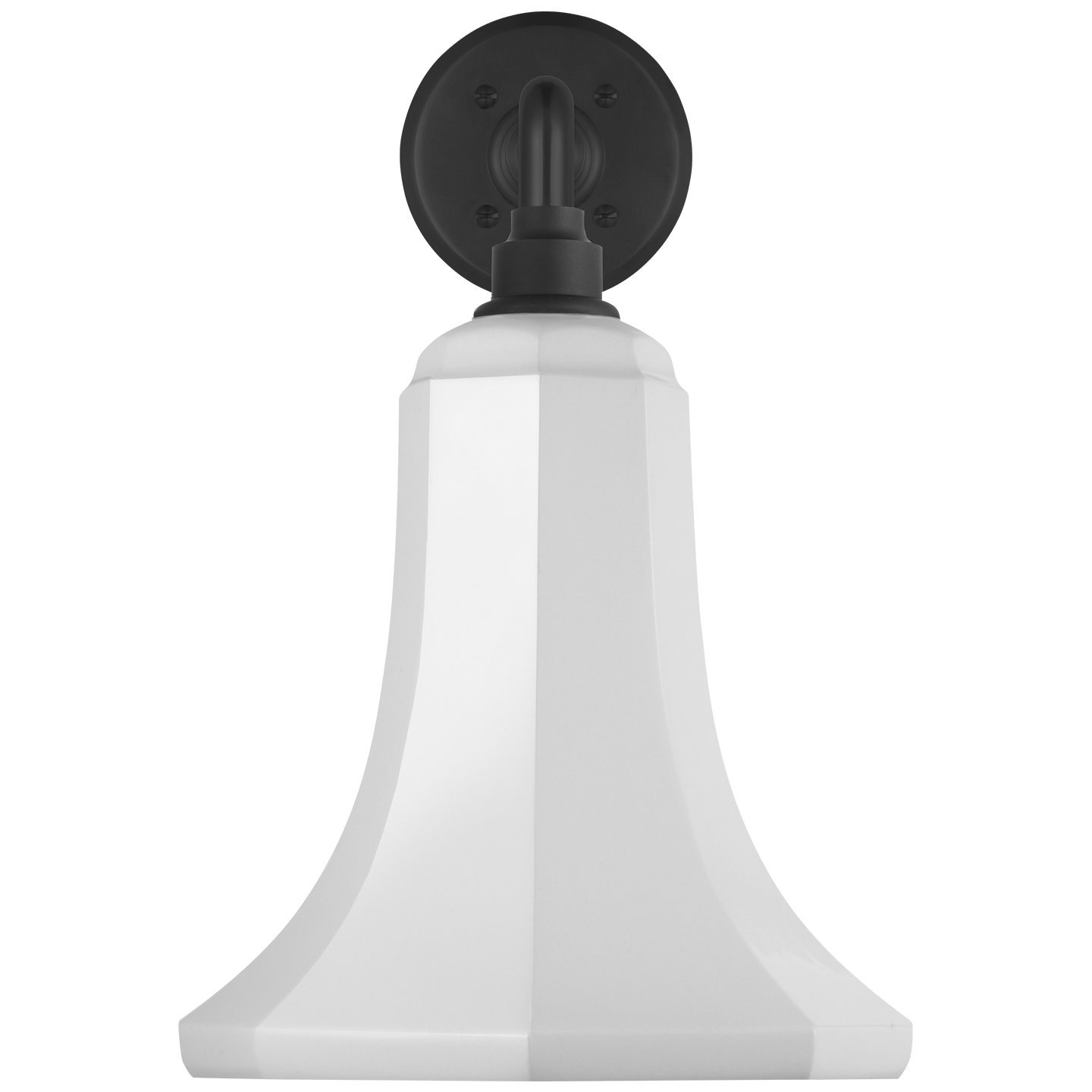 Academy 17.5" Mack Barn Light | Matte Black | 9.25 | 9.25" White Savannah Shade