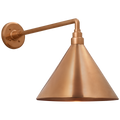 Academy 17.5" Mack Barn Light | Soft Copper | 12.5 | 12.5" Soft Copper Conical Savannah Shade