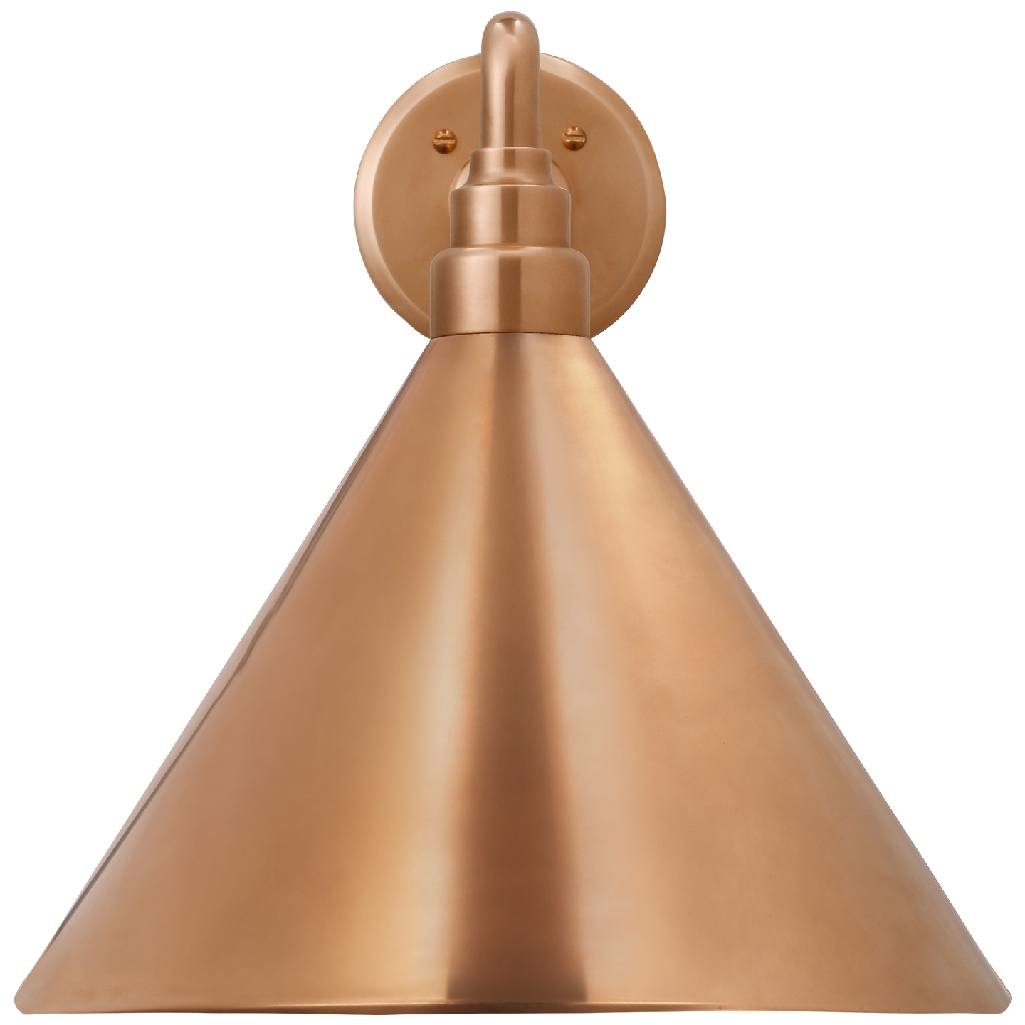 Academy 17.5" Mack Barn Light | Soft Copper | 12.5 | 12.5" Soft Copper Conical Savannah Shade
