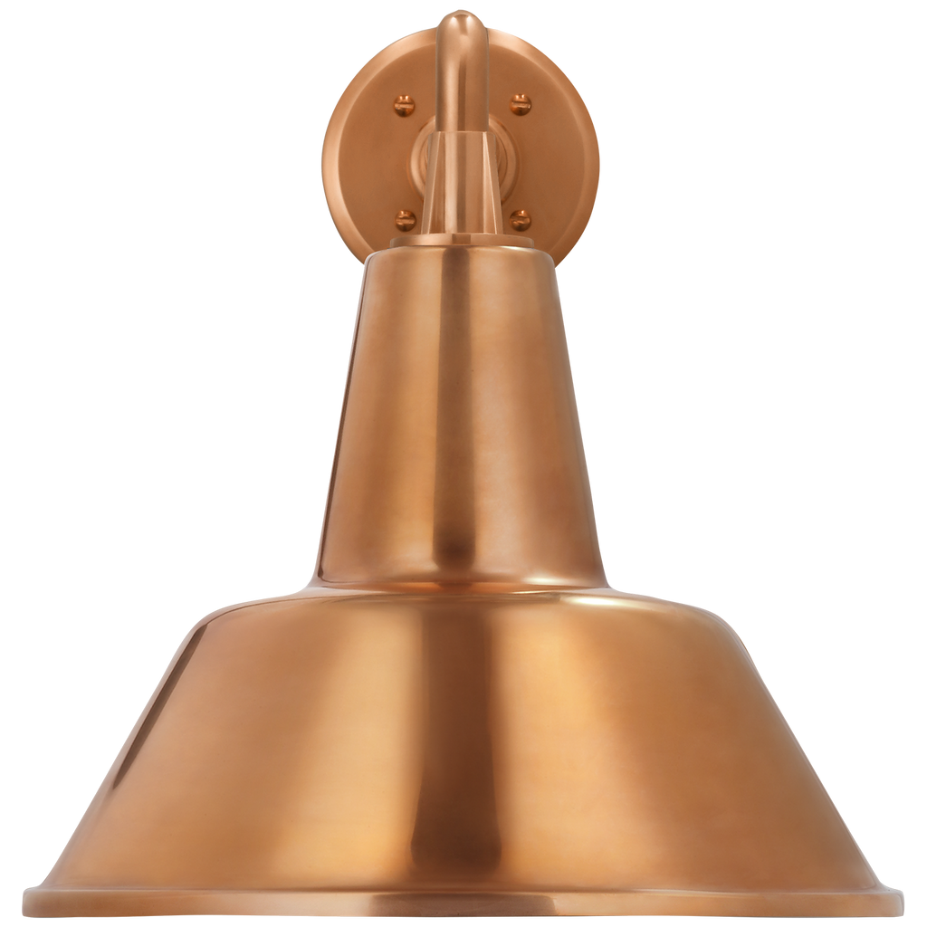 Academy 17.5" Mack Barn Light | Soft Copper | 12.5 | 12.5" Soft Copper Bowers Shade