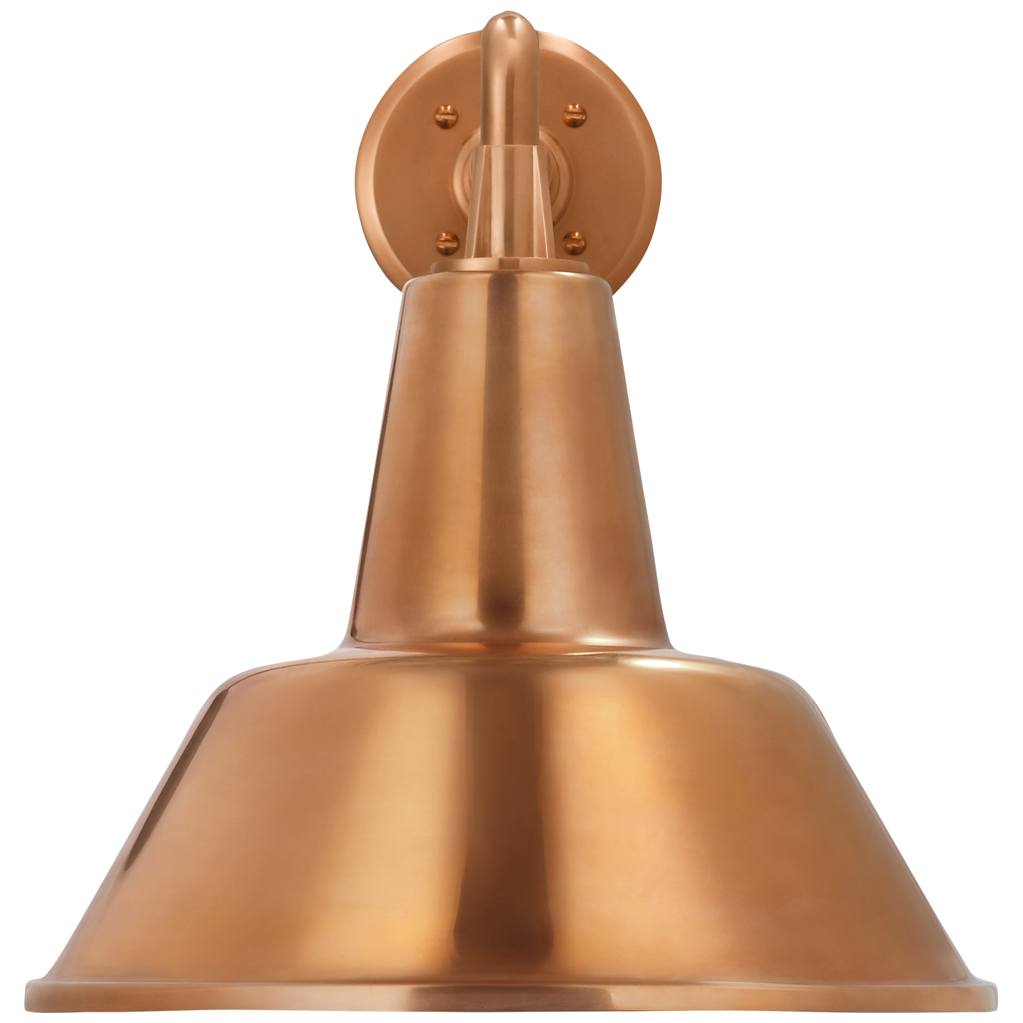 Academy 17.5" Mack Barn Light | Soft Copper | 12.5 | 12.5" Soft Copper Bowers Shade