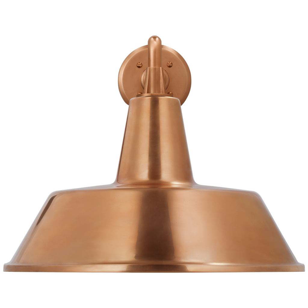 Academy 17.5" Mack Barn Light | Soft Copper | 16 | 16" Soft Copper Bowers Shade