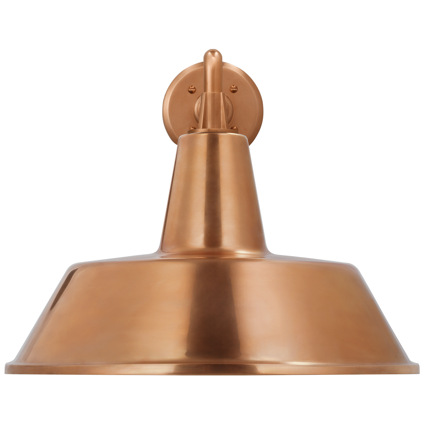 Academy 17.5" Mack Barn Light | Soft Copper | 16 | 16" Soft Copper Bowers Shade