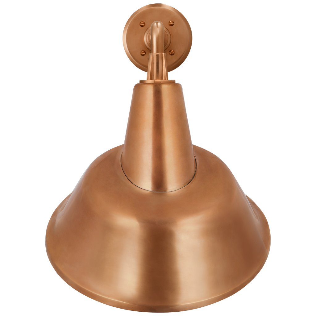 Academy 17.5" Mack Barn Light | Soft Copper | 12.5 | 12.5" Soft Copper Tilted Bowers Shade