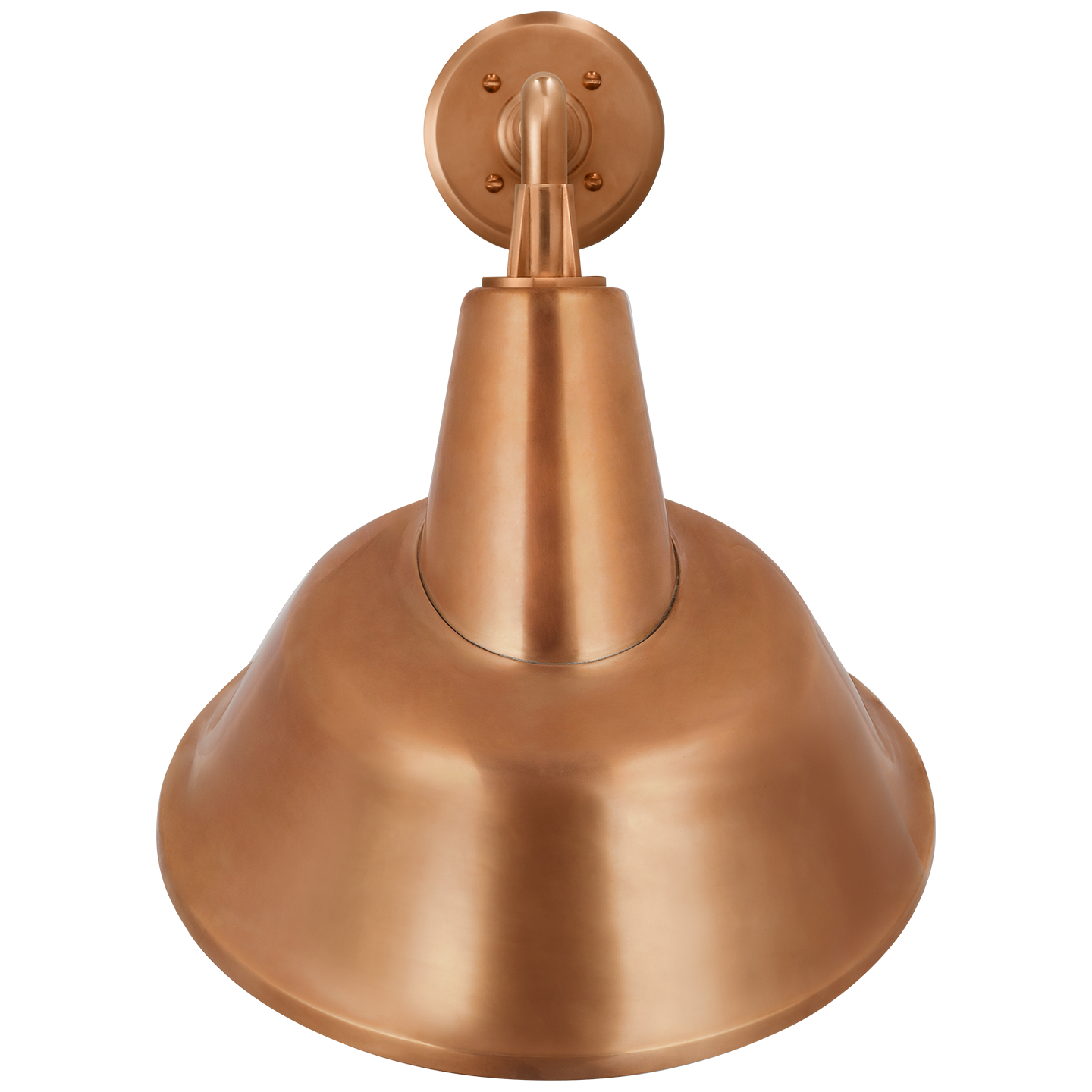 Academy 17.5" Mack Barn Light | Soft Copper | 12.5 | 12.5" Soft Copper Tilted Bowers Shade