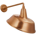 Academy 17.5" Mack Barn Light | Soft Copper | 16 | 16" Soft Copper Tilted Bowers Shade