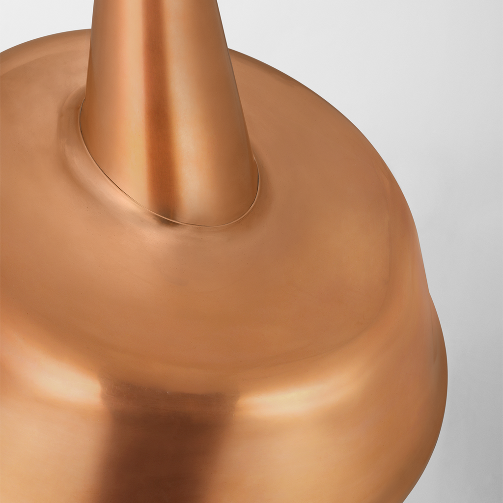 Academy 17.5" Mack Barn Light | Soft Copper | 16 | 16" Soft Copper Tilted Bowers Shade