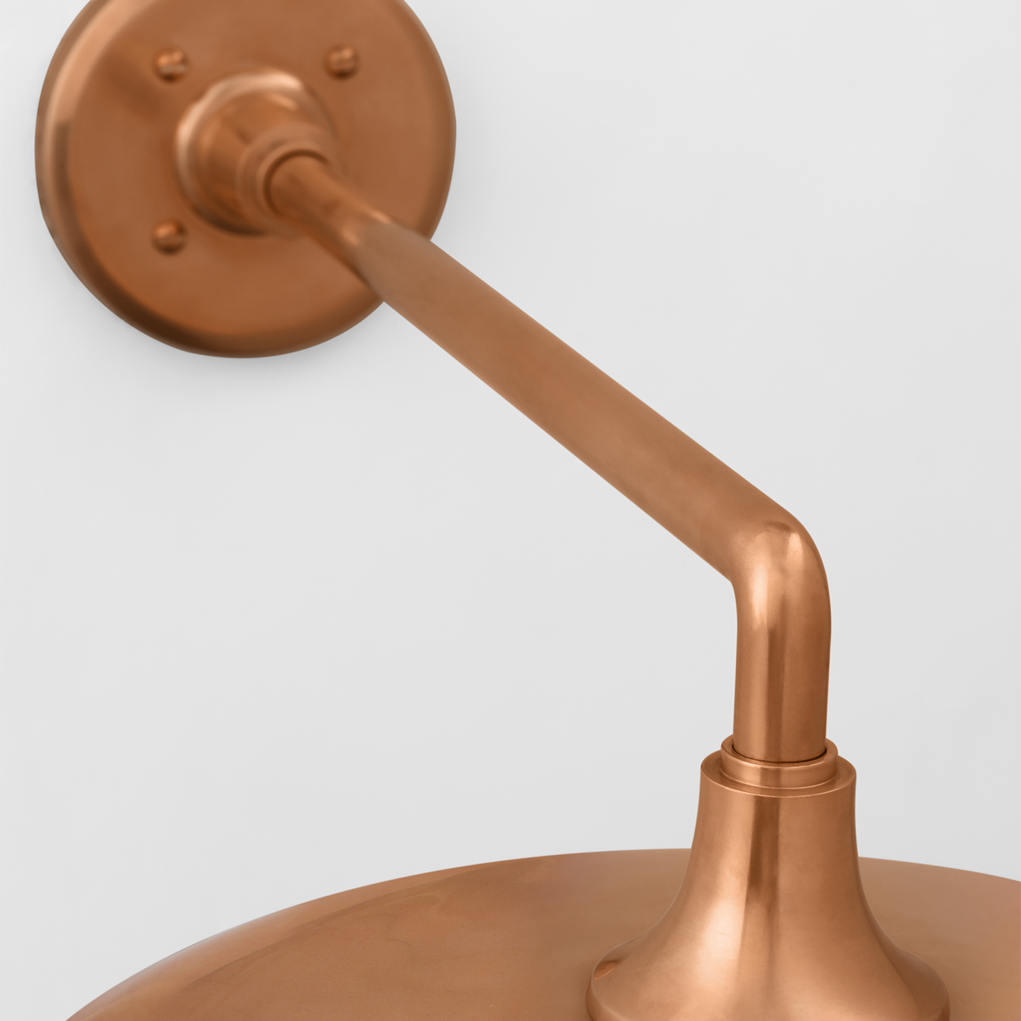 Academy 17.5" Mack Barn Light | Soft Copper | 16 | 16" Soft Copper Rockhouse Shade