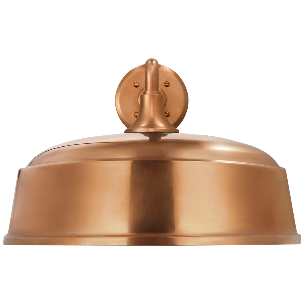 Academy 17.5" Mack Barn Light | Soft Copper | 16 | 16" Soft Copper Rockhouse Shade
