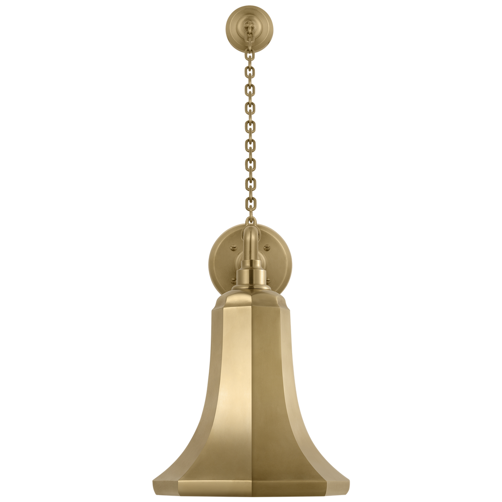 Academy 17.5" Anchored Mack Barn Light | Hand-Rubbed Antique Brass | 9.25 | 9.25" Hand-Rubbed Antique Brass Savannah Shade