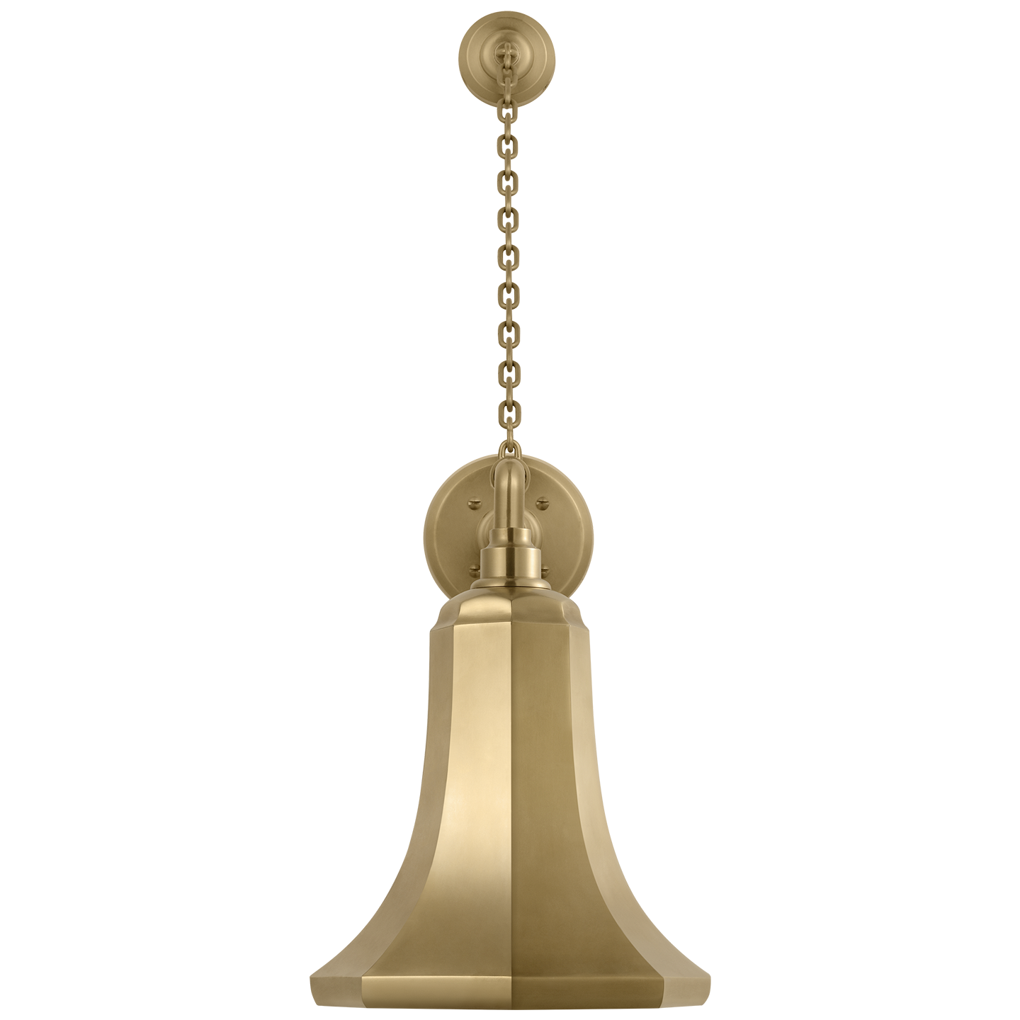 Academy 17.5" Anchored Mack Barn Light | Hand-Rubbed Antique Brass | 9.25 | 9.25" Hand-Rubbed Antique Brass Savannah Shade