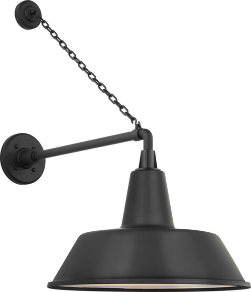 Academy 17.5" Anchored Mack Barn Light | Matte Black | 16 | 16" Matte Black Bowers Shade