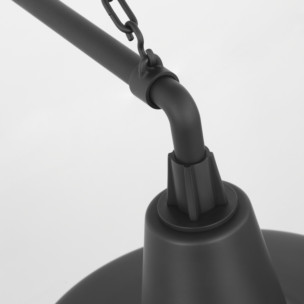 Academy 17.5" Anchored Mack Barn Light | Matte Black | 16 | 16" Matte Black Bowers Shade