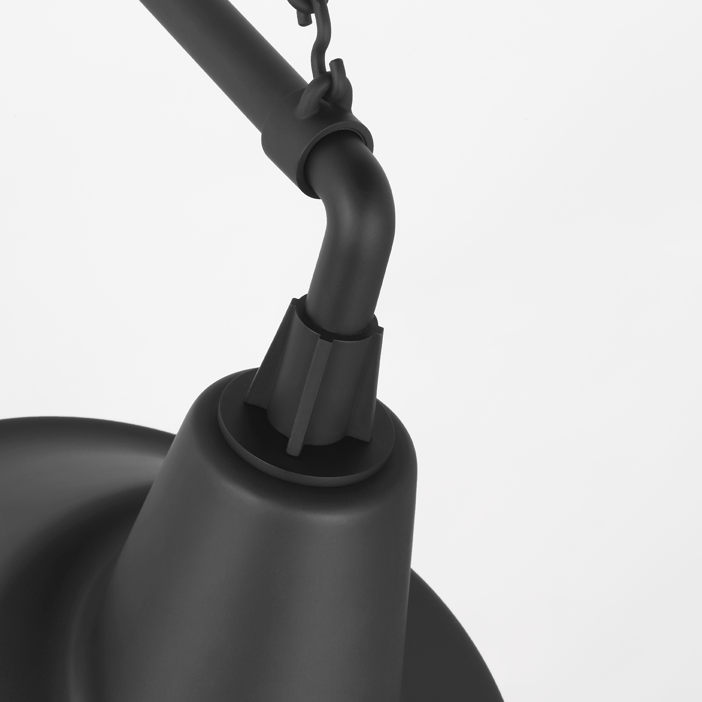 Academy 17.5" Anchored Mack Barn Light | Matte Black | 12.5 | 12.5" Matte Black Tilted Bowers Shade