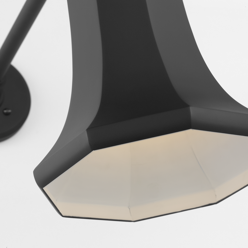 Academy 17.5" Anchored Mack Barn Light | Matte Black | 7.5 | 7.5" Matte Black Savannah Shade