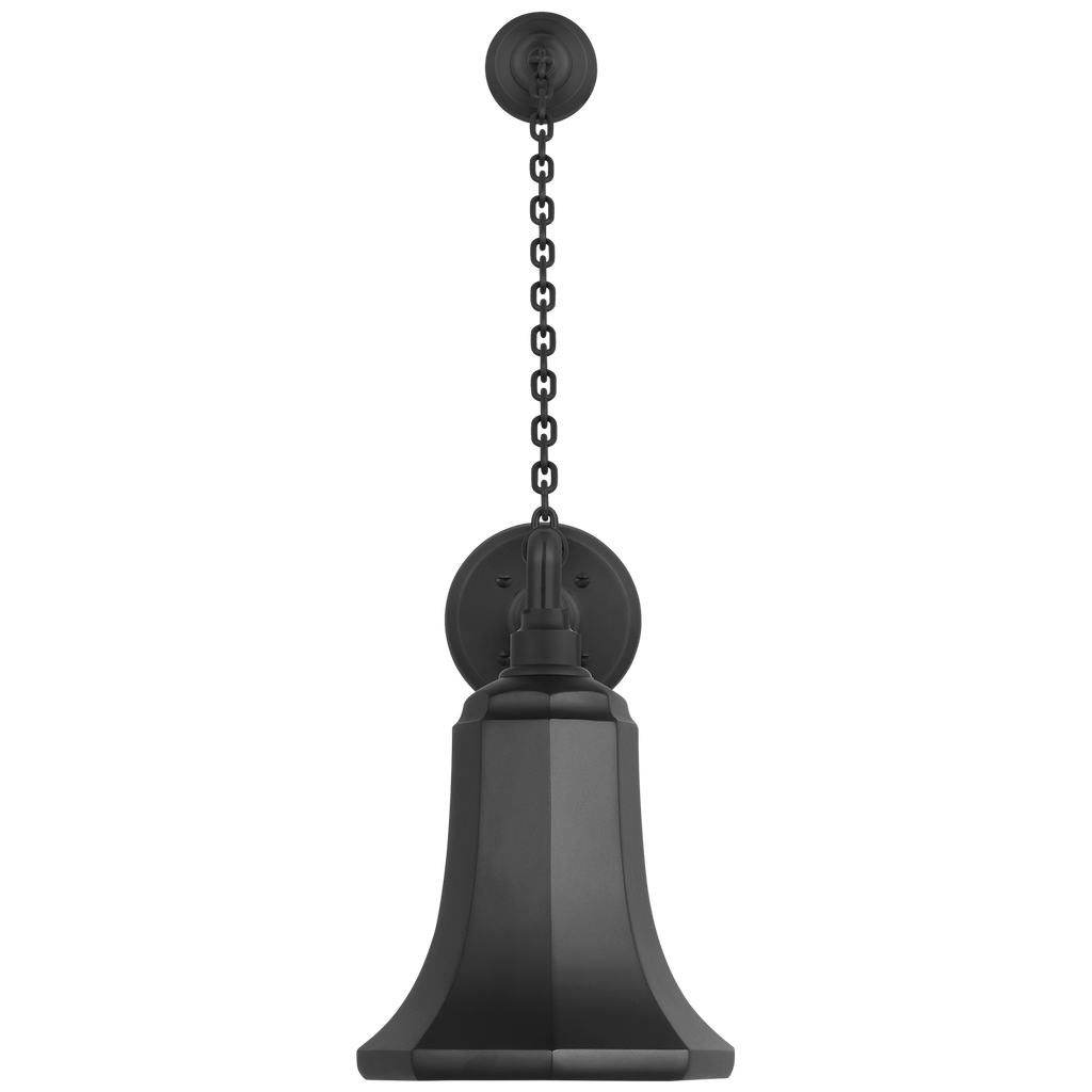 Academy 17.5" Anchored Mack Barn Light | Matte Black | 7.5 | 7.5" Matte Black Savannah Shade
