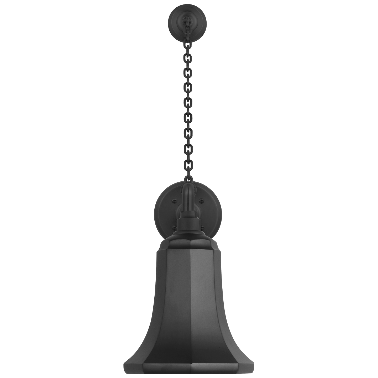Academy 17.5" Anchored Mack Barn Light | Matte Black | 7.5 | 7.5" Matte Black Savannah Shade