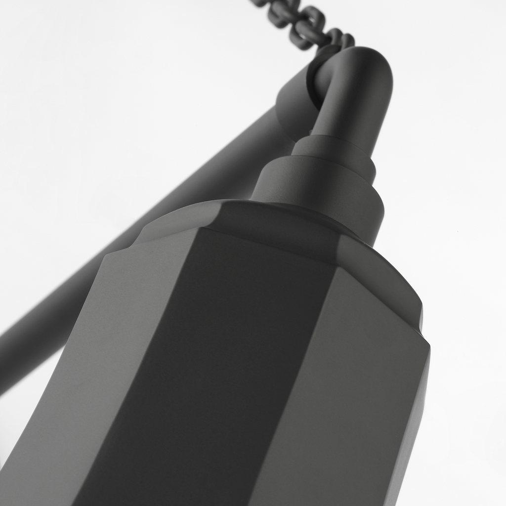Academy 17.5" Anchored Mack Barn Light | Matte Black | 9.25 | 9.25" Matte Black Savannah Shade