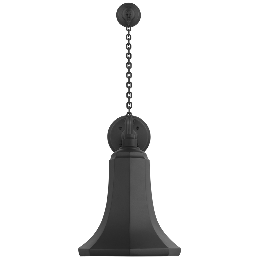 Academy 17.5" Anchored Mack Barn Light | Matte Black | 9.25 | 9.25" Matte Black Savannah Shade