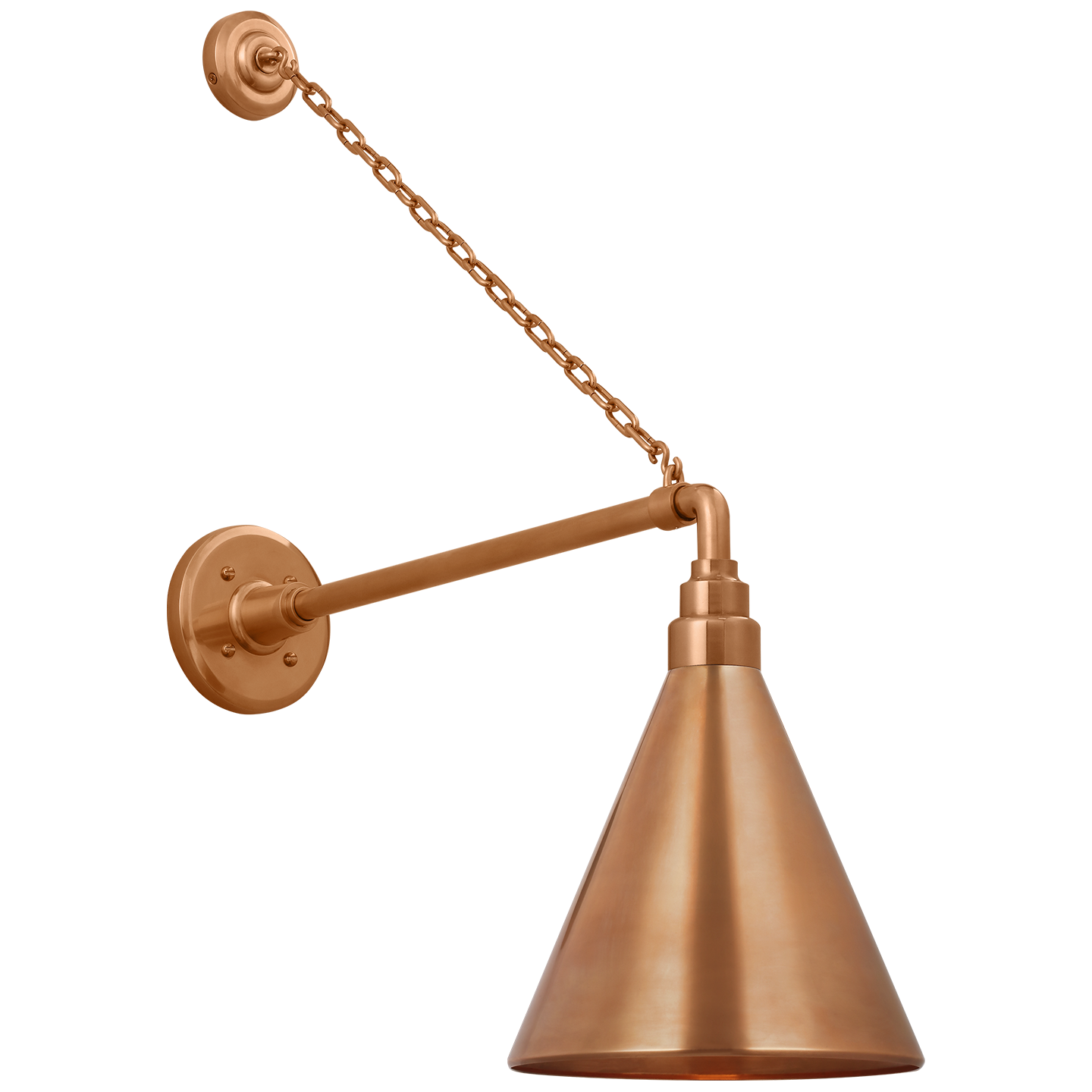 Academy 17.5" Anchored Mack Barn Light | Soft Copper | 9\