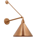 Academy 17.5" Anchored Mack Barn Light | Soft Copper | 12.5 | 12.5" Soft Copper Conical Savannah Shade