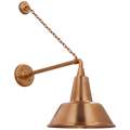 Academy 17.5" Anchored Mack Barn Light | Soft Copper | 12.5 | 12.5" Soft Copper Bowers Shade